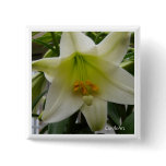 White "Easter" Lily Pin