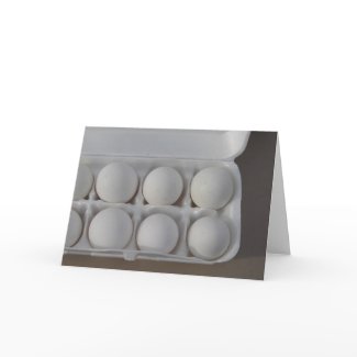 White Eggs card