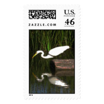 White Egret 3 stamps