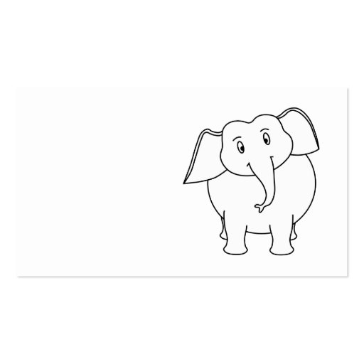 White Elephant. Business Card Templates