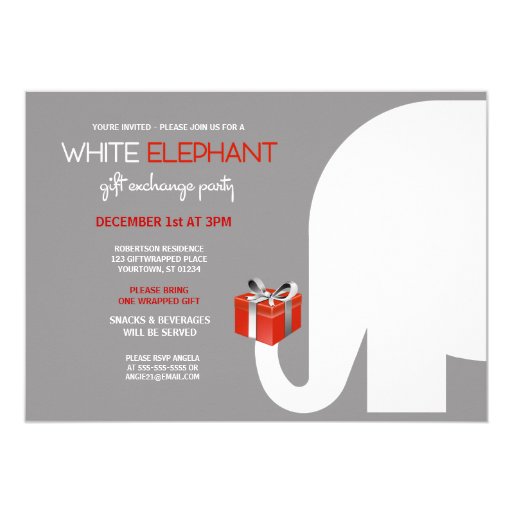 clipart white elephant gift exchange - photo #19