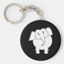 White Elephant. Key Chains