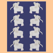 White Elephant Wrapping Sheets flyers