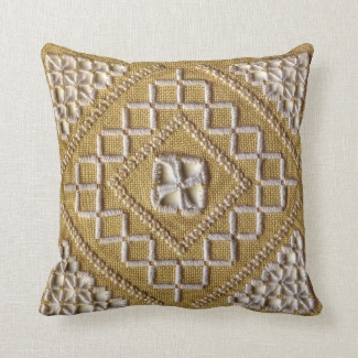 White embroidery on linen custom