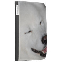 White Eskimo Dog Kindle Case