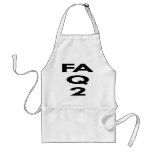 White Fa Q 2 Fuck U 2 Apron