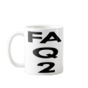 White Fa Q 2 Fuck U 2 mugs