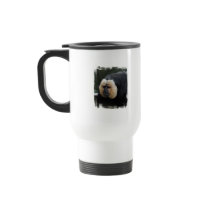White Faced Saki Monkey Travel Mug