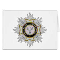 White Falcon Star (Saxe) cards by FlagTshirts White Falcon Star (Saxe) cards