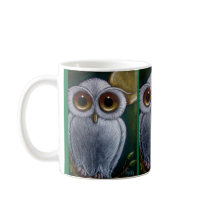 WHITE FANTASY SNOWY OWL Mug