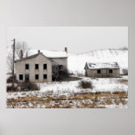 White Farmhouse Posters