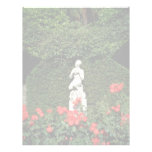 White Faun statue - Italian Garden, Compton Acres, Custom Letterhead