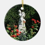 White Faun with lyre - Italian Garden, Compton Acr Christmas Ornaments