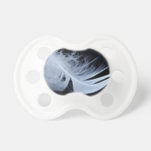 White feather - angelic by nature baby pacifiers