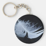 White feather - angelic by nature keychains