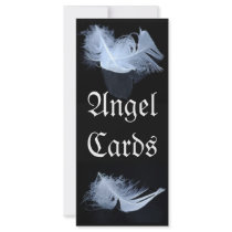 White feather - angelic by nature custom rack cards