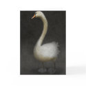 White Feathers Greeting Card card