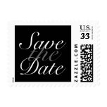 White Feathers Save the Date Stamp