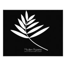 White Fern Modern Birthday / Special Event Invites