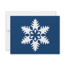White Flake 1 invitations