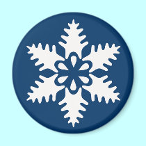 White Flake 1 magnets