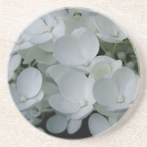 White Floral Coaster
