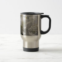White Floral mug