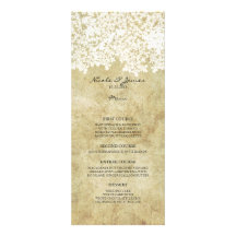 White Floral Vintage Custom Announcement