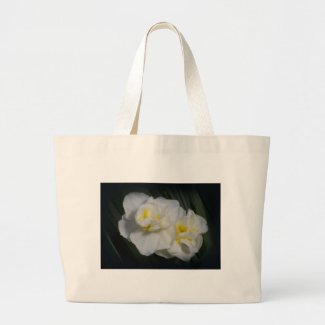 White Flower zazzle_bag