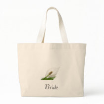 white flower bag