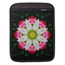 White Flower iPad Sleeve