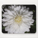 White Flower Mouse Pad mousepads