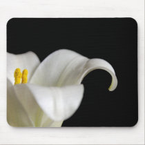 White Flower Mousepad by inked29 White Flower Mousepad