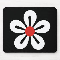 White Flower Mousepad