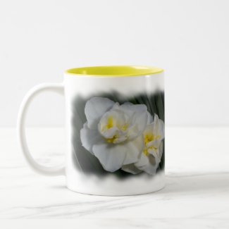 White Flower Mug zazzle_mug