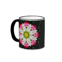 White Flower Mugs