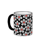 White Flower Mug