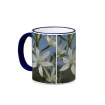 White Flower Mug mugs