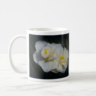 White Flower zazzle_mug