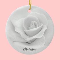 White Flower Ornament ornaments