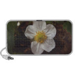 White flower portable speakers