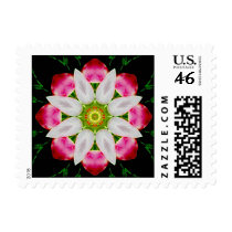 White Flower Stamps