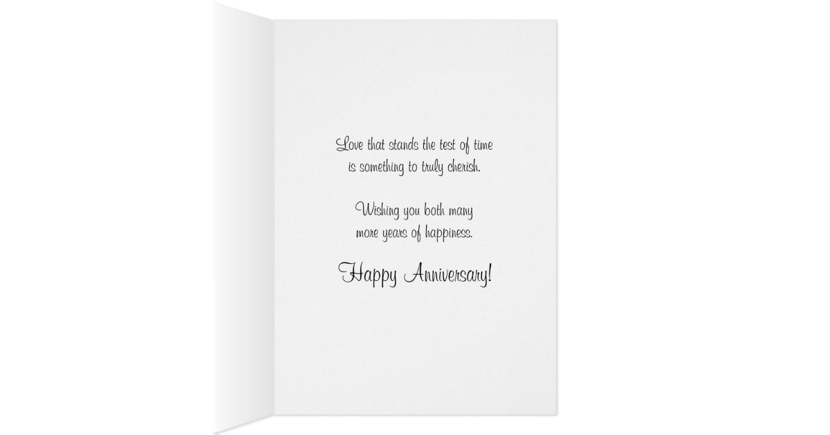 White Flowers Happy 15th Wedding Anniversary Card Zazzle