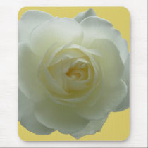White Flowers Mousepad White Rose Decor Gifts mousepads