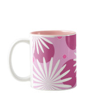 White flowers mugs