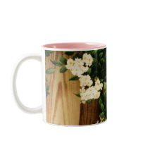 WHITE FLOWERS mugs