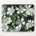 White Flowers on a Bright Day mousepad
