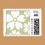 White Flowers Postage postage