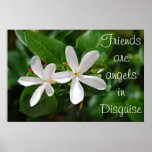 White Flowers Print