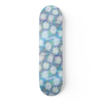 White Flowers Skateboard by twopurringcats White Flowers Skateboard
